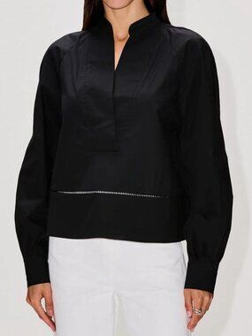 PROENZA SCHOULER Women Black Grayson Top Size 10